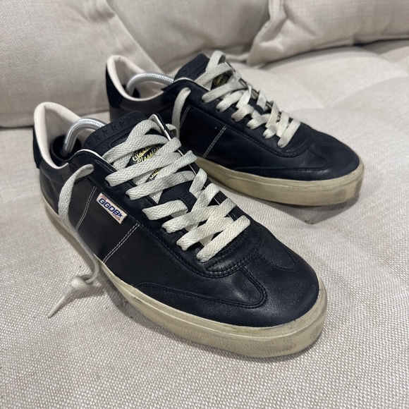 Golden Goose Soul Star Sneakers in black leather. EU45 - Picture 1 of 4
